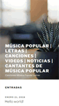 Mobile Screenshot of musicapopular.net
