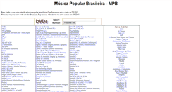 Desktop Screenshot of musicapopular.org